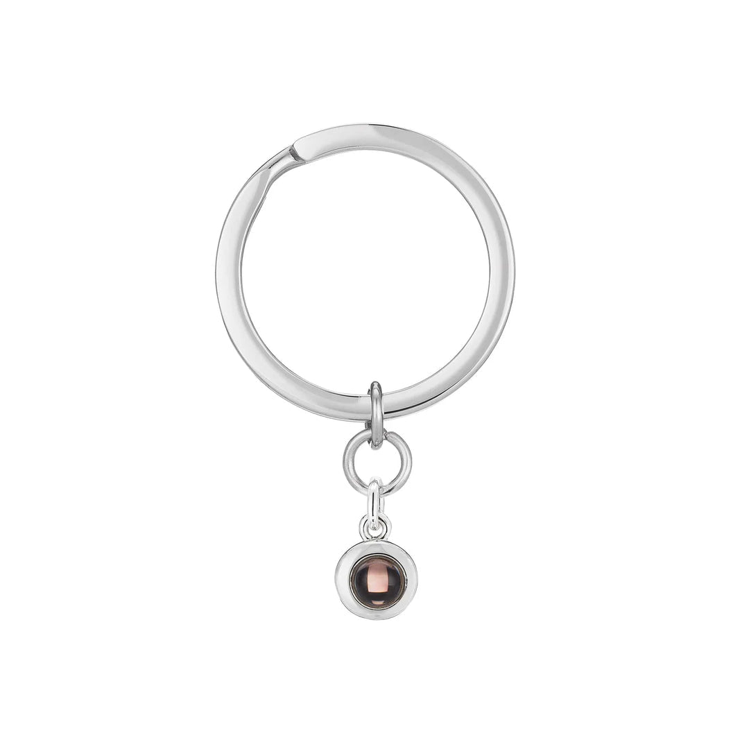 Circle Keychain photo projection